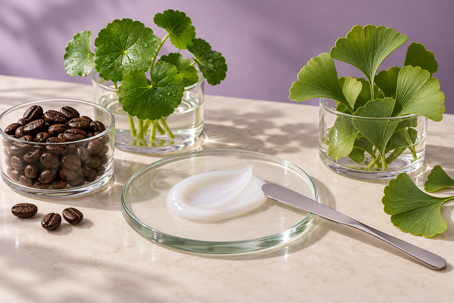 Gel Creme Bumma apresentado junto aos ingredientes da fórmula